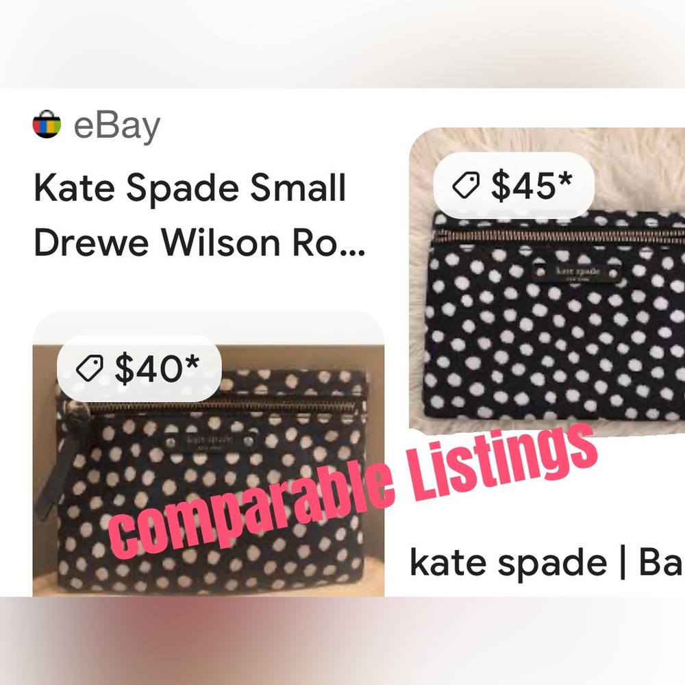 Kate Spade Black and White Clutch/Pouch *NWOT - Picture 9 of 9